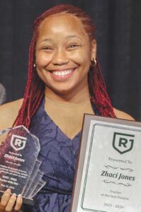 Zhaci Jones, a first-grade teacher at Carver Lyon Elementary School, was announced as Richland One’s 2025-2026 Teacher of the Year.