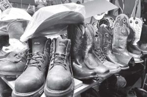 Boots waiting on the doctor