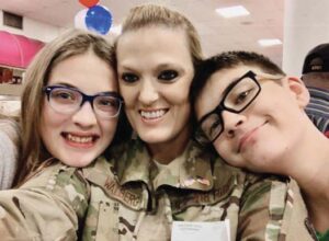 Army Veteran Nikki Allmann and family, BRBR Warrior PATHH Class Alumni