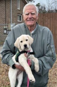 Charlie Farrell and Neenah, one of his “Uber clients.”