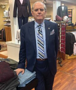 Perry Lancaster joined Brittons on August 3, 1975. He recently celebrated his 50th anniversary with the store.