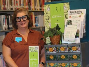 Jessica Daly, manager of Richland Library Wheatley, introduced me to the new Seed Library.