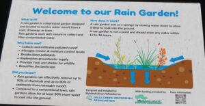 The Rain Garden was installed in spring 2025.