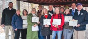 The City of Columbia celebrated the 2025 Treasured Tree Ceremony December 5, honoring some of the most significant and historic trees in the community. Photo contributed by Brian Neiger