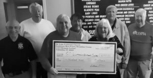 (L-r): Tom Amaro, Chris Kirkland, Joby Castine, Pastor Phillip Coggins, Dallas Shealy (SCLRC), David Goff, and Bob Davis